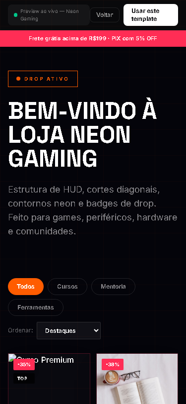 Template neon